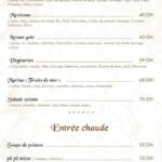 Menu L'Avant Goût Rabat June 2023 043911
